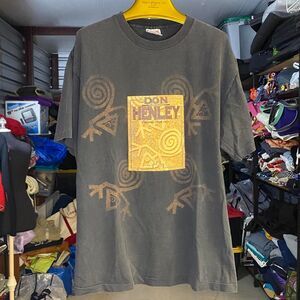 Don Henley World Tour Band Vintage 1991 90s T Shirt ( Size XLarge ) Music Funky